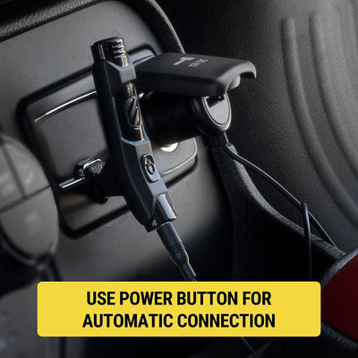 Use power button for automatic connection