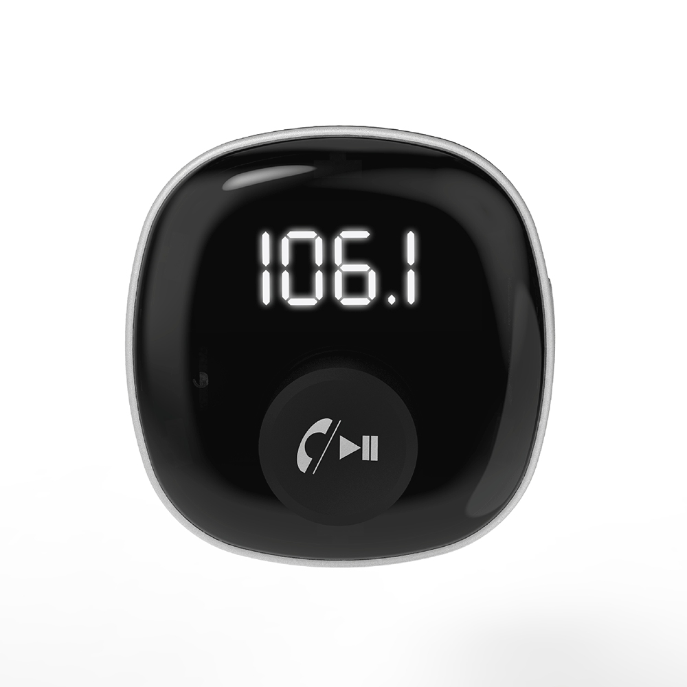 Wireless Hands-Free Car Kit with FM Transmitter