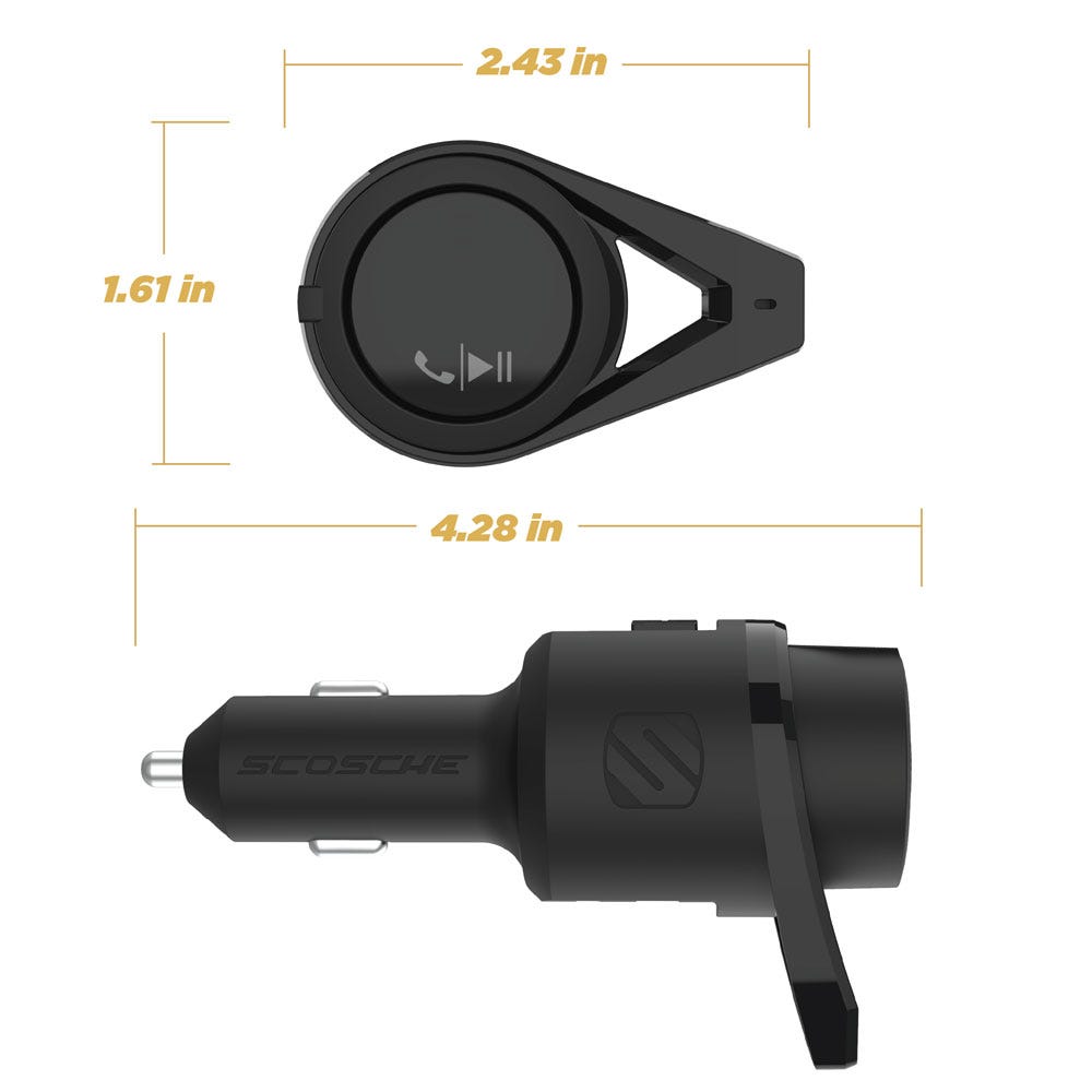 Car FM Transmitter Dimensions