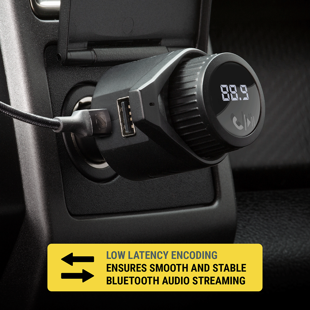 low latency encoding ensures smooth and stable bluetooth audio streaming