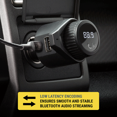 low latency encoding ensures smooth and stable bluetooth audio streaming