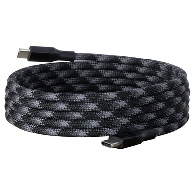 Tangle-Free USB-C to USB-C Magnetic 6-Ft. Charging Cable  Black