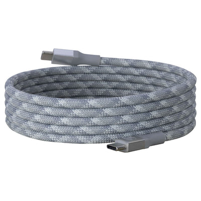 Tangle-Free USB-C to USB-C Magnetic 6-Ft. Charging Cable  White