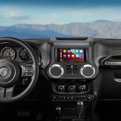 1998-2020 Chrysler/Dodge/Jeep/Mitsubishi/Plymouth/VW Double or Single DIN Dash Kit in car dash