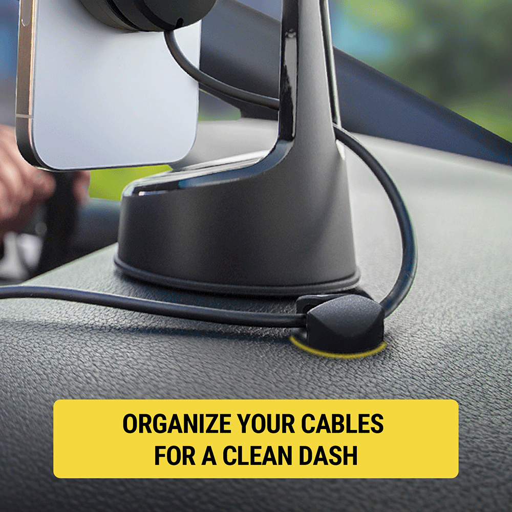 Organize your cables for a clean dash