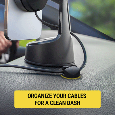 Organize your cables for a clean dash
