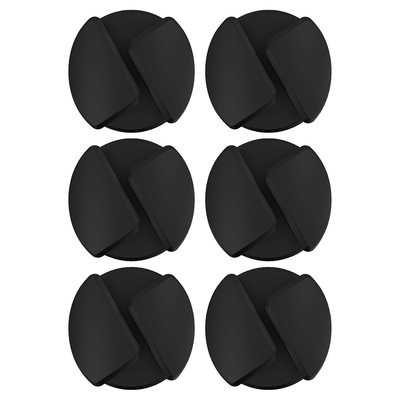 Round Adhesive Cable Management Clips (6-Pack)