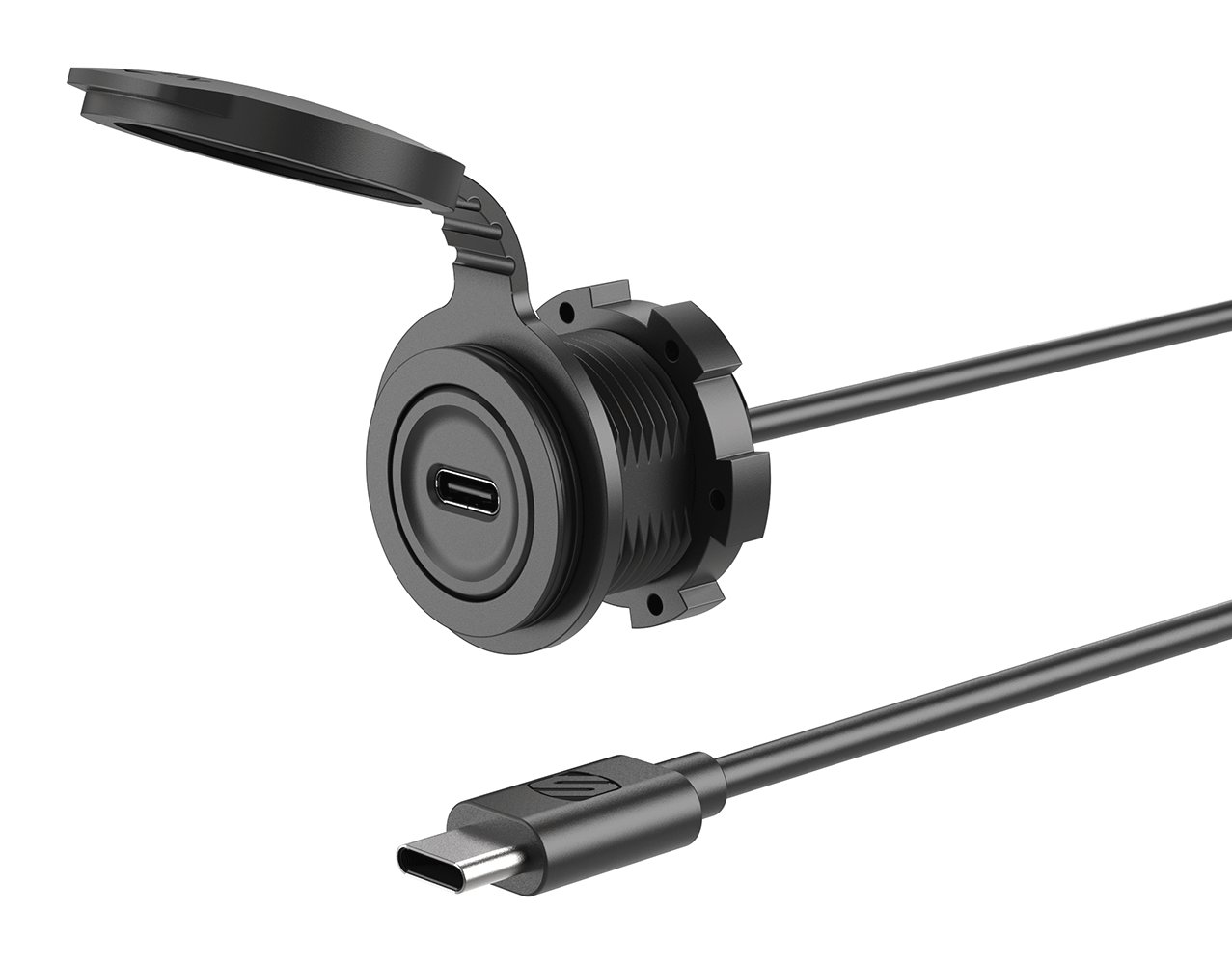 close up of 3-Ft. USB Dash Mount Extension