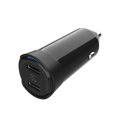 Dual-Port USB-C Car Charger