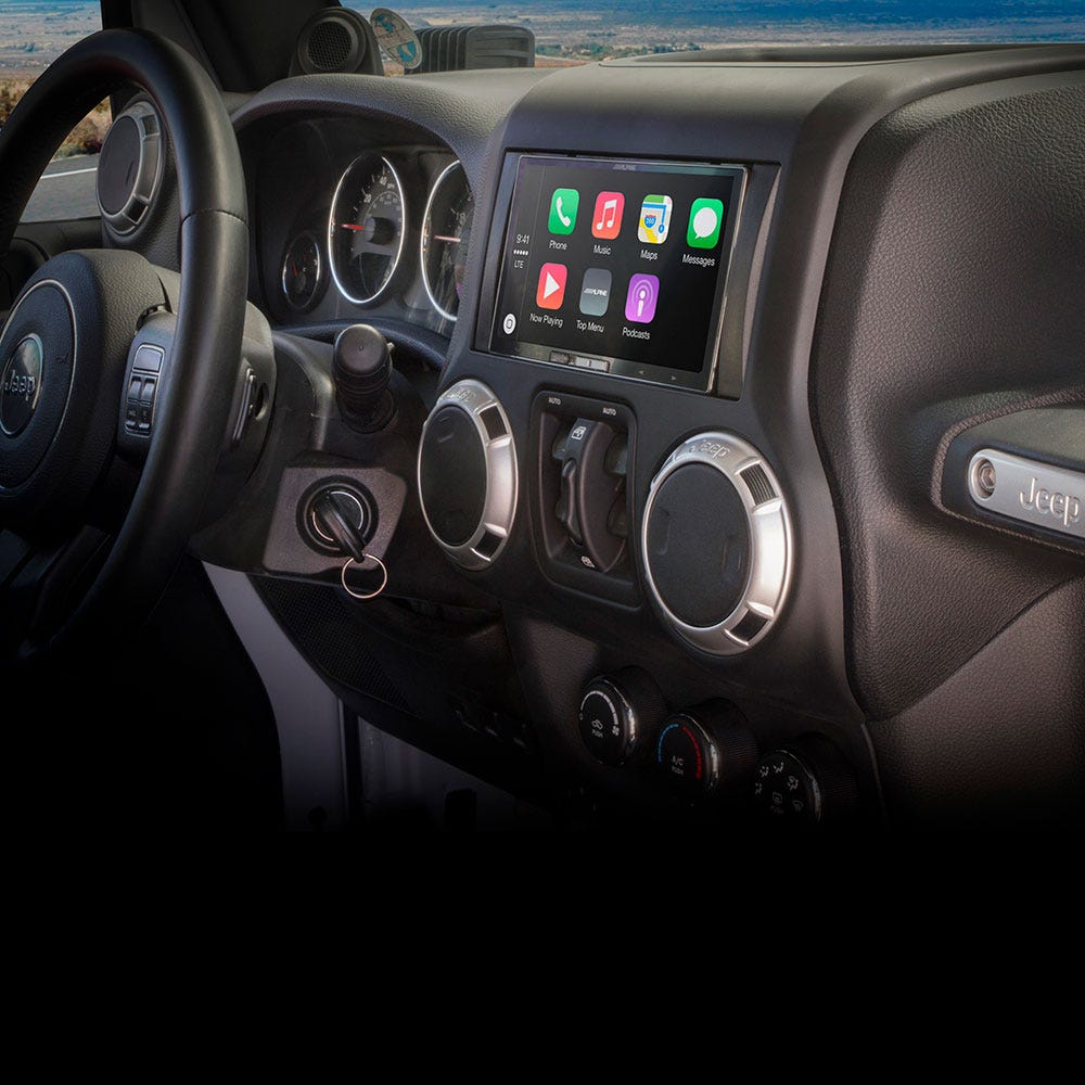 Chrysler/Dodge/Plymouth 2007-2019 Double DIN Premium Installation Solution with Interface in car dash