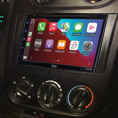 Chrysler/Dodge/Plymouth 2007-2019 Double DIN Premium Installation Solution with Interface in car dash