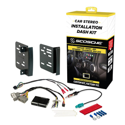 Chrysler/Dodge/Plymouth 2007-2019 Double DIN Premium Installation Solution with Interface