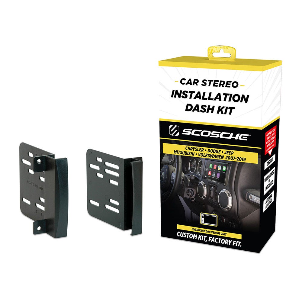 2007-2019 Chrysler / Dodge / Jeep ISO Double DIN Dash Kit
