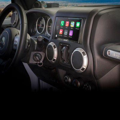2007-2019 Chrysler / Dodge / Jeep ISO Double DIN Dash Kit in car dash