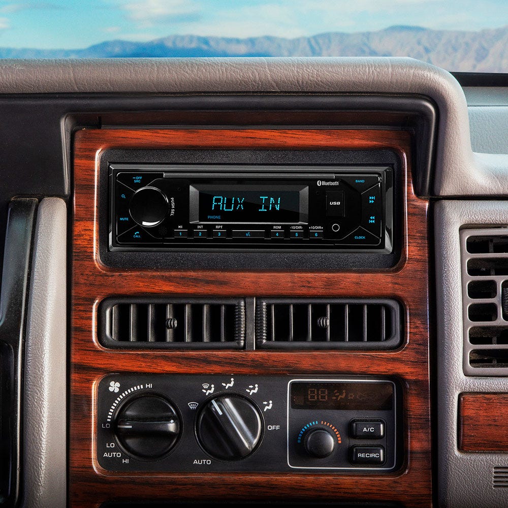 Single DIN Dash Kit Compatible with Select 1974-2003 Domestic Vehicles in car dash