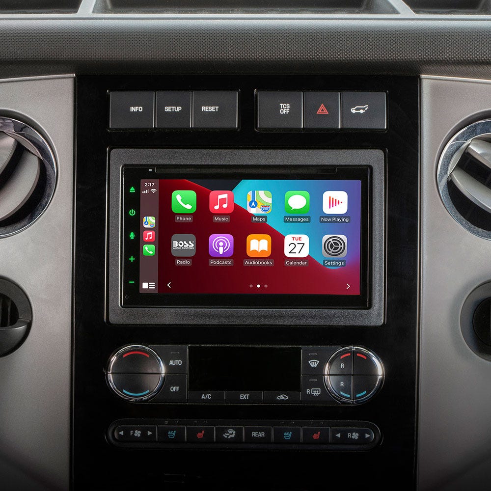 Scosche Double/Single DIN w/ Pocket Dash Kit Comp with 1995-2016 Ford/Lincoln/Mazda/Mercury FD3090-WM1 in car dash