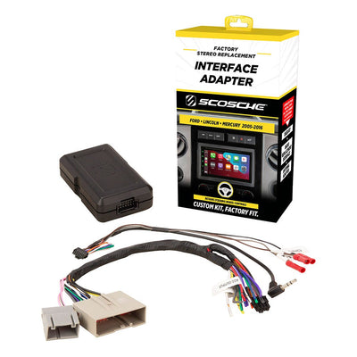 Factory Stereo Replacement Interface Compatible with 2005 to 2016 SELECT Ford  Lincoln & Mercury Vehicles