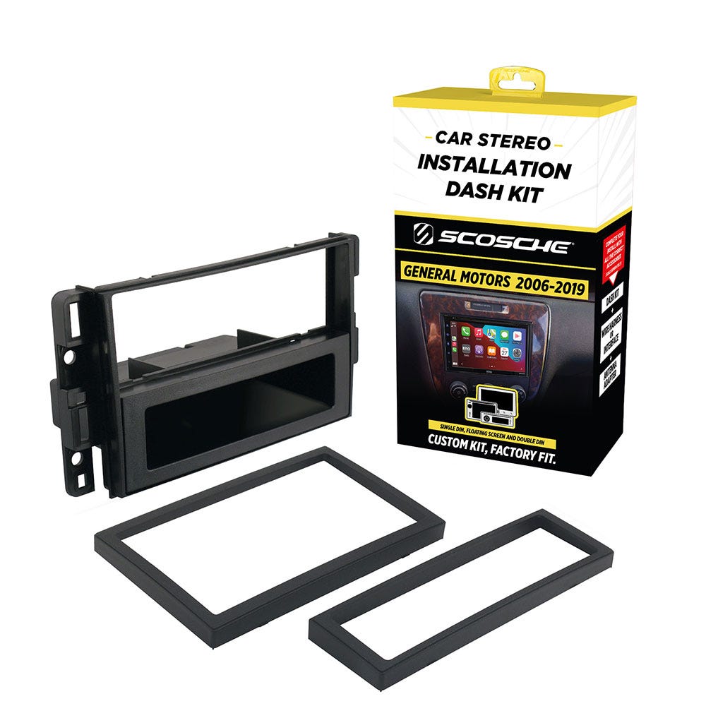 2006-2019 Chevrolet Impala/Tahoe Single DIN with Pocket Install Dash Kit
