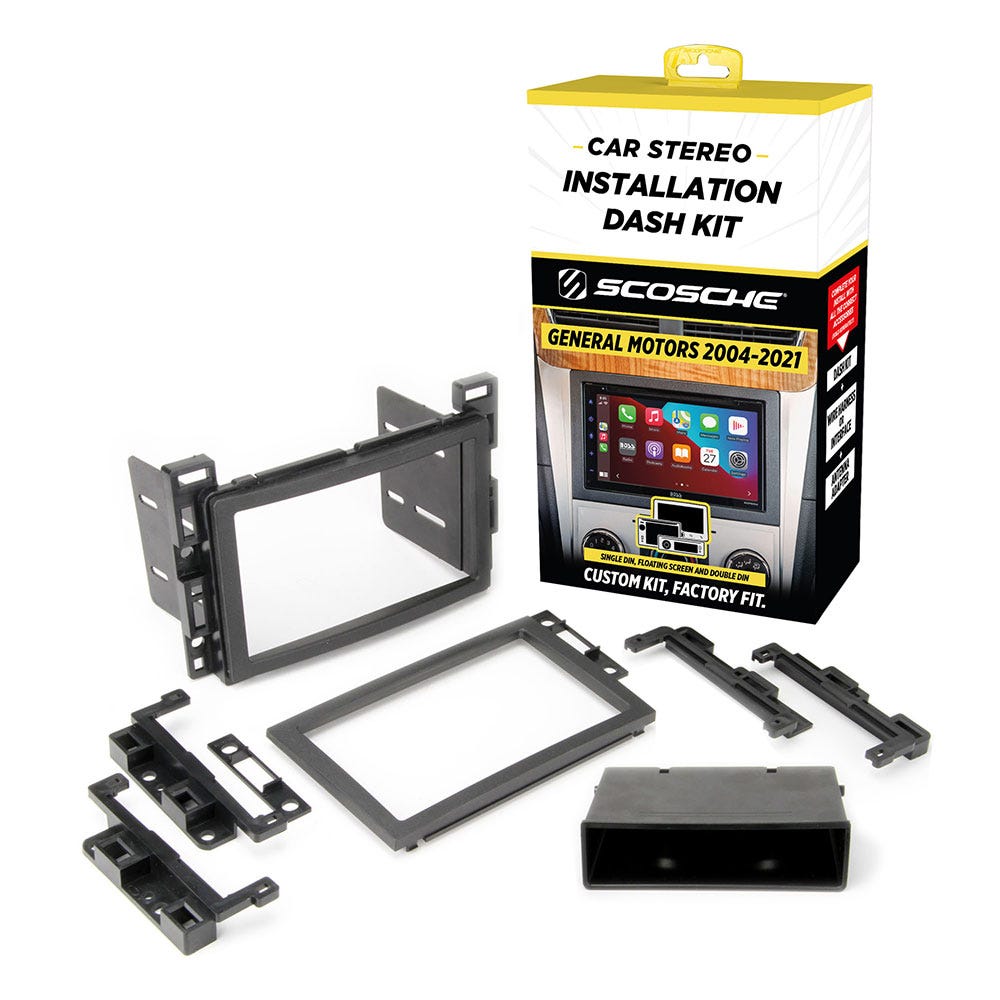 2004-2021 GM Select ISO Double DIN & DIN+Pocket Dash Kit