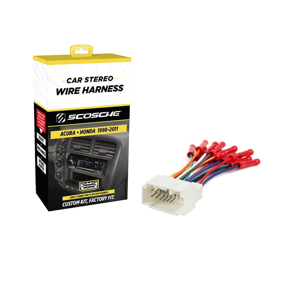 1998-2011 Honda Power/Speaker Wire Harness; Pre-Terminated with Butt Connectors