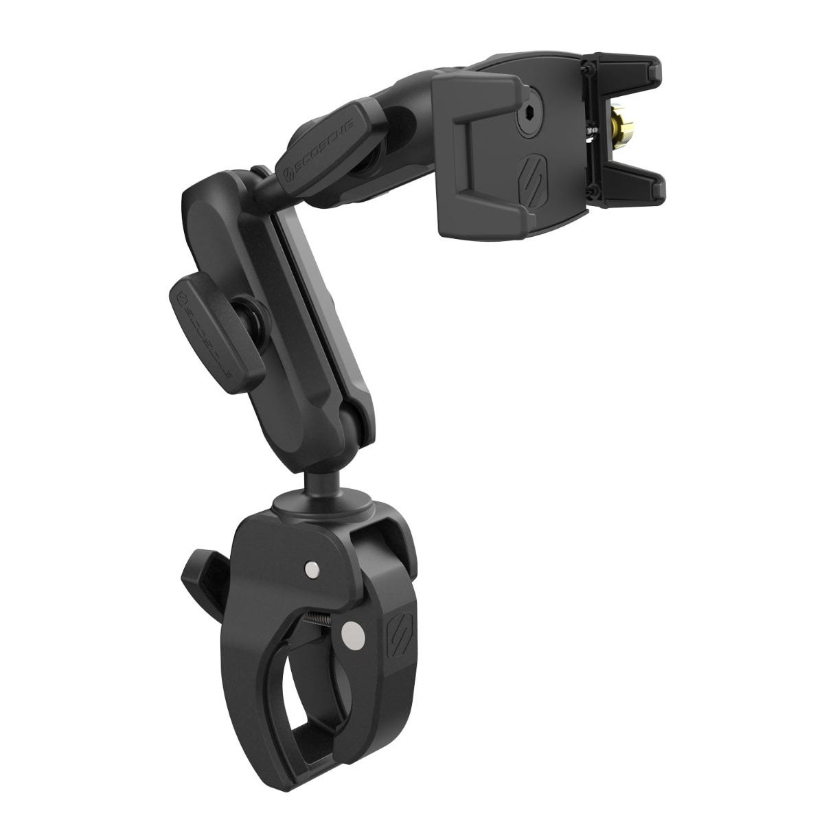 Universal Mount Head with Mount Arms  Ball-to-Ball Adapter and Heavy-Duty Locking Grip Mount Base