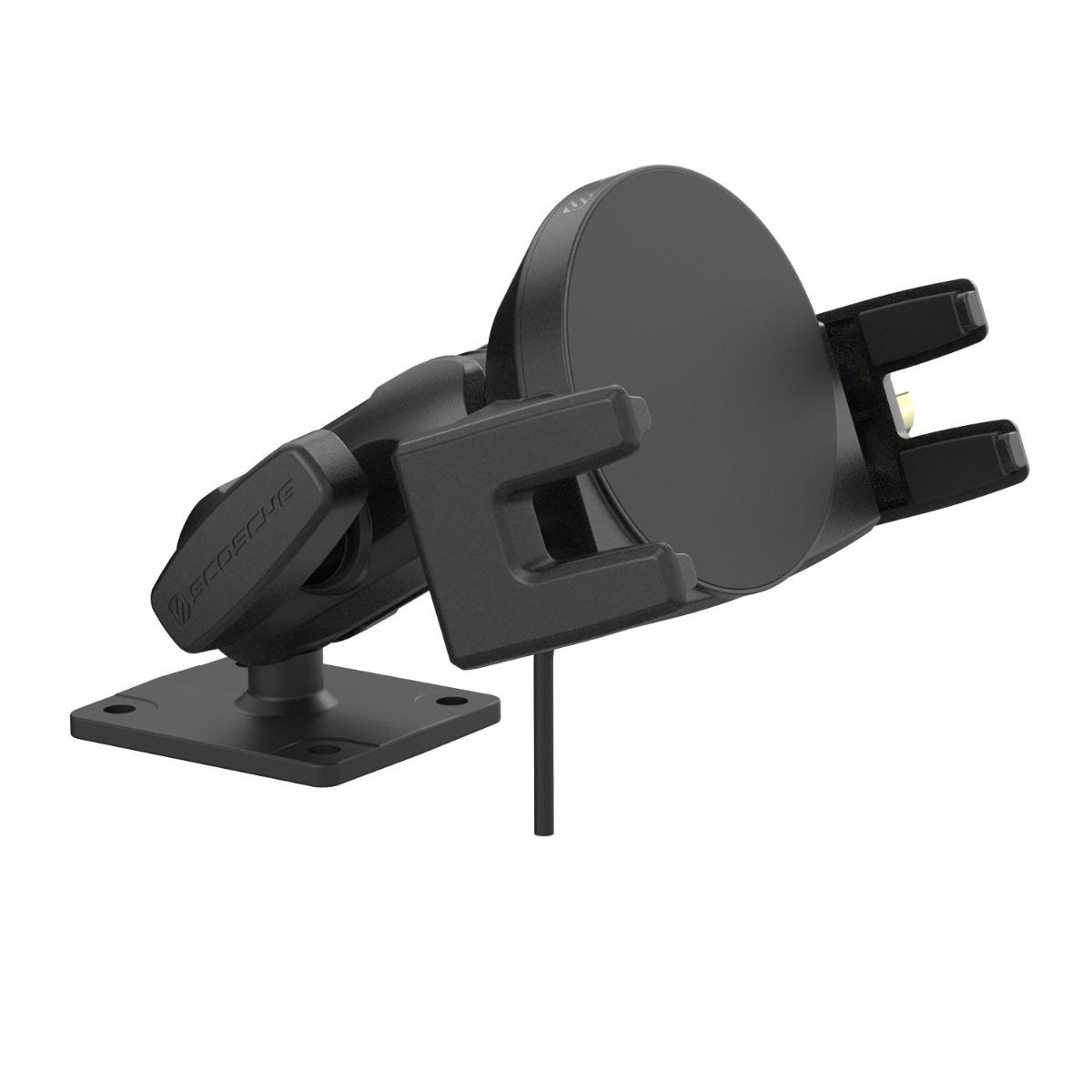 25W Wireless Charging Head with 1.75 in. Mount Extension Arm and AMPS Base with 25mm Ball Mount Bundle