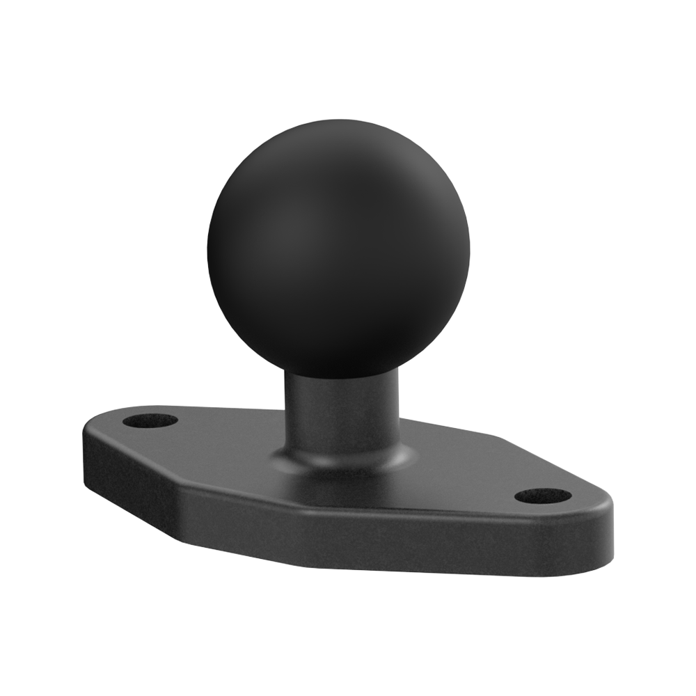 Diamond-Shaped Mount Base with 25mm Ball