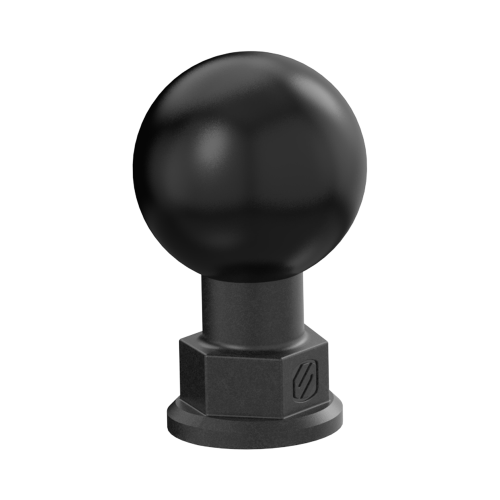 25mm 1 in. Ball with 1/4 in.-20 (Female) Thread