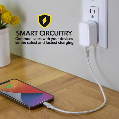 Smart circuitry communicates with your devices for the safest and fastest charging.