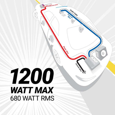 1200 watt max  680 Watt RMS