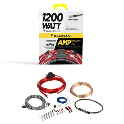 Install Centric 4 Gauge  2-Channel Amp/Subwoofer Wiring Kit