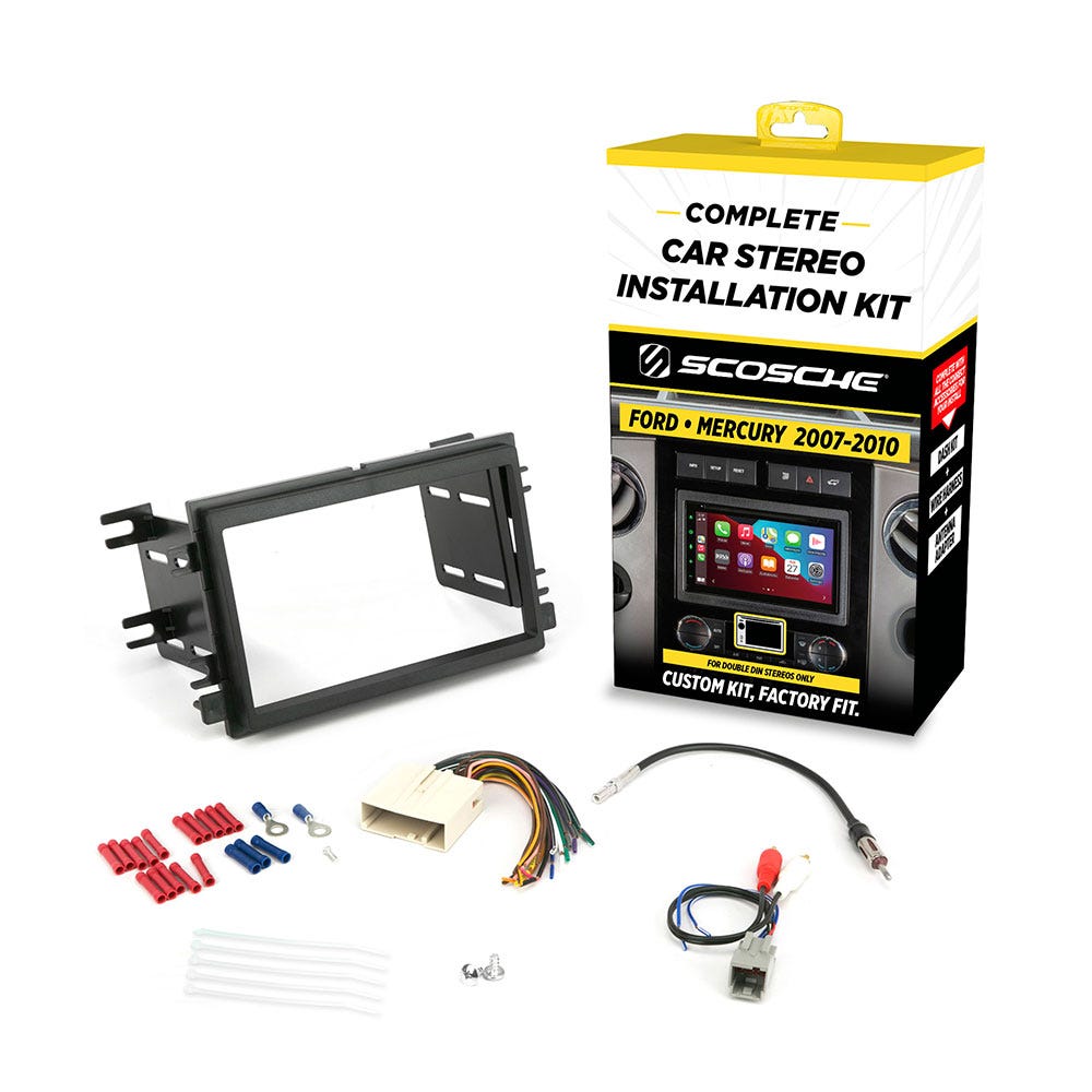 Ford/Mercury 2007-2010 Double DIN Premium Sound Complete Installation Solution