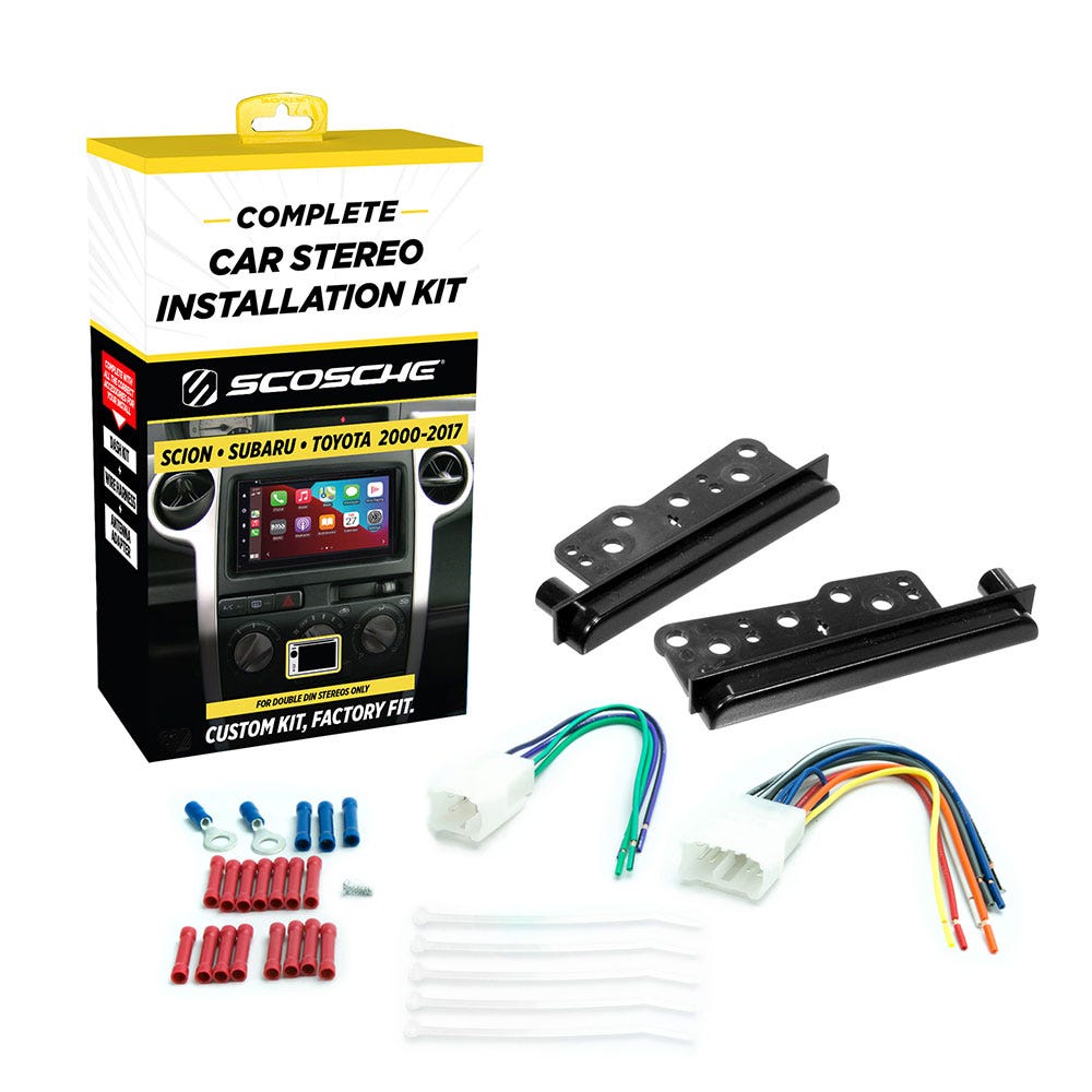Toyota Scion 2000-2017 Double DIN Complete Installation Solution