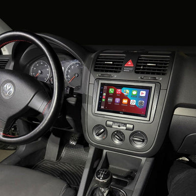 Select 2006-2015 Volkswagen Double DIN Complete Stereo  Installation Solution in dash