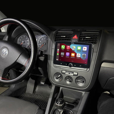 Select 2006-2015 Volkswagen Double DIN Complete Stereo  Installation Solution in dash