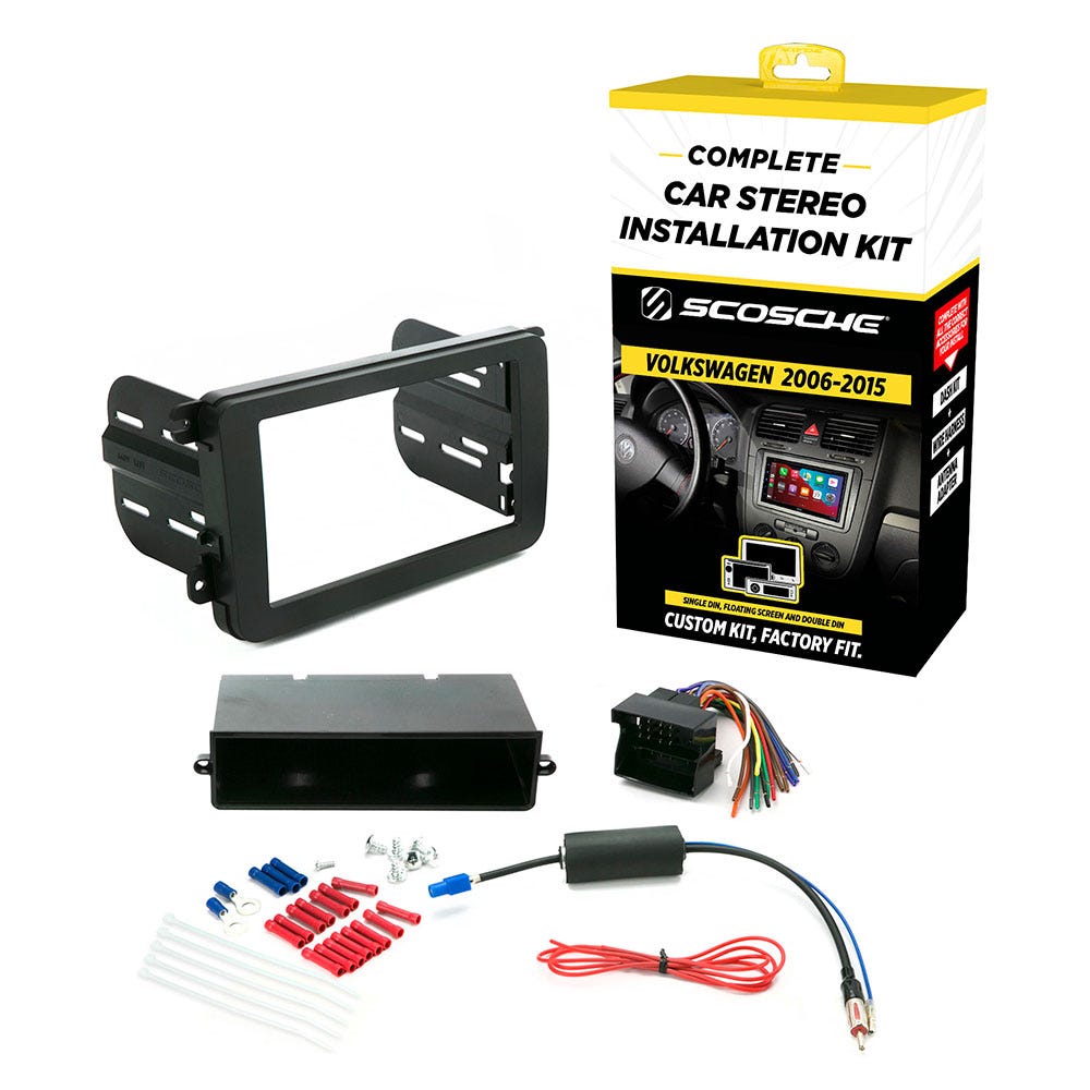 Select 2006-2015 Volkswagen Double DIN Complete Stereo  Installation Solution