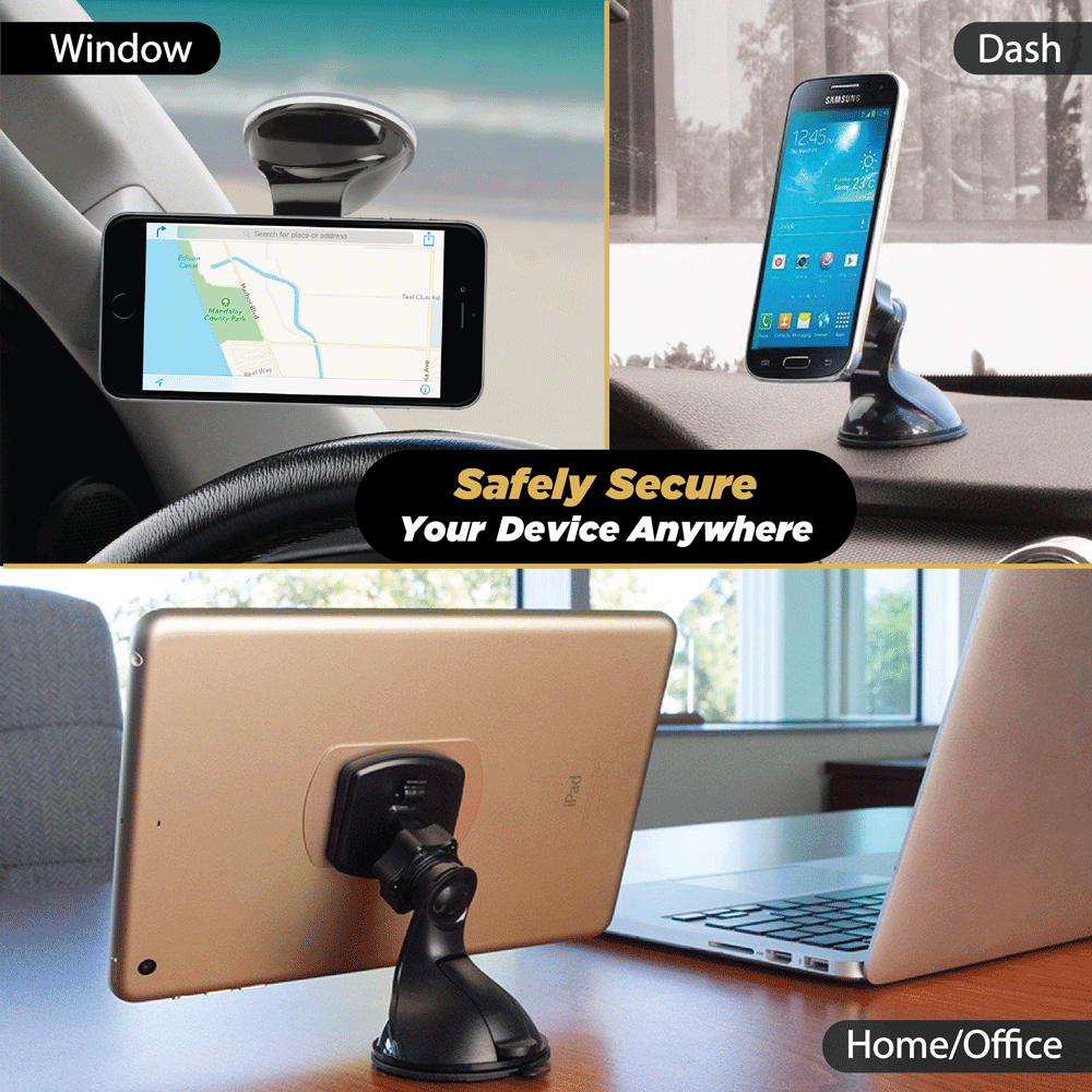 Magnetic Phone/GPS Suction Cup Mount
