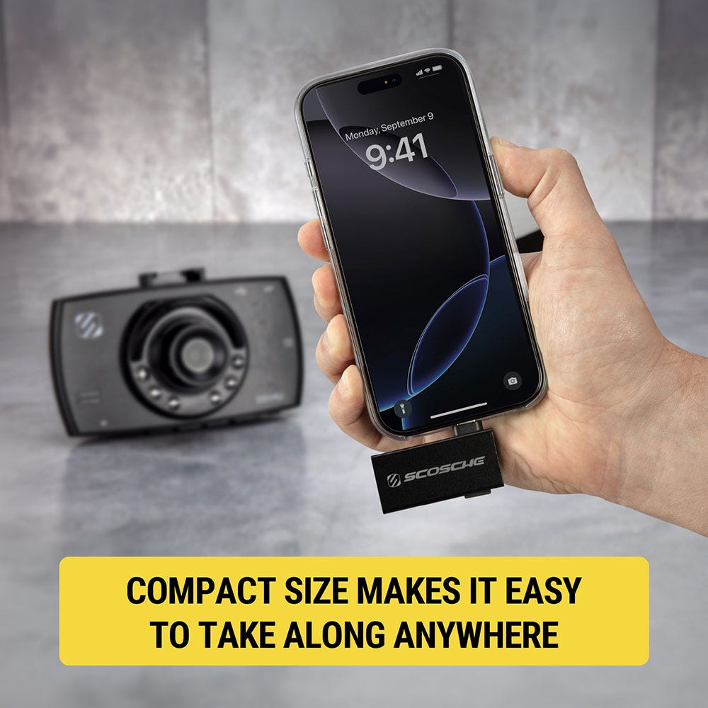 Compact size makes it easy to take along anywhere