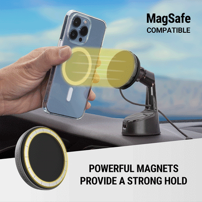 MagSafe compatible. Powerful magnets provide a strong hold.