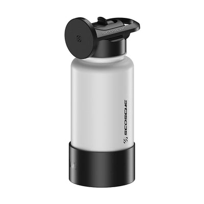32 oz. Insulated Water Bottle with Built-In MagSafe Compatible Phone Mount  White