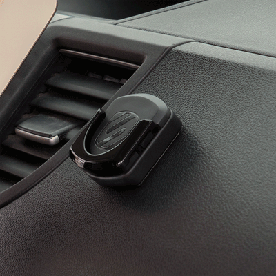 Magnetic Surface Mount and MagicPlate™ Compatible with PopSocket Grip & Spin Pop on car dash
