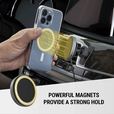 Apple MagSafe compatible. Powerful magnets provide a strong hold.