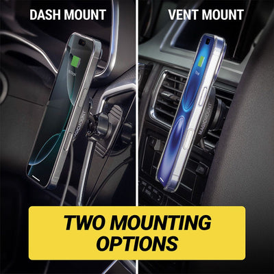Two mount options - dash mount  vent mount