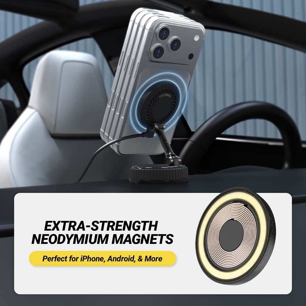 Extra-strength neodymium magnets. Perfect for iPhone  Android  & More