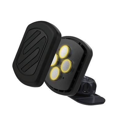 Extra-Strength Magnetic Dash Mount with magnets highlighted in yellow