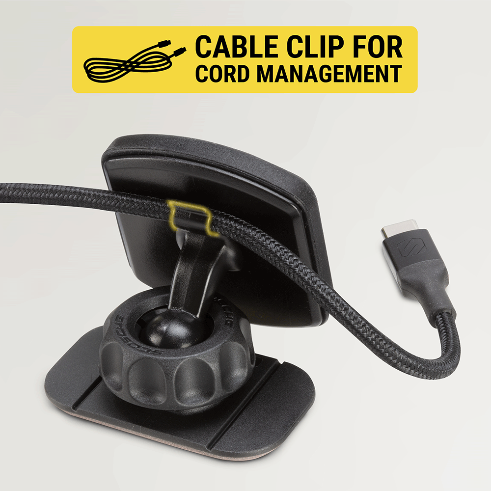 Cable clip for cord management