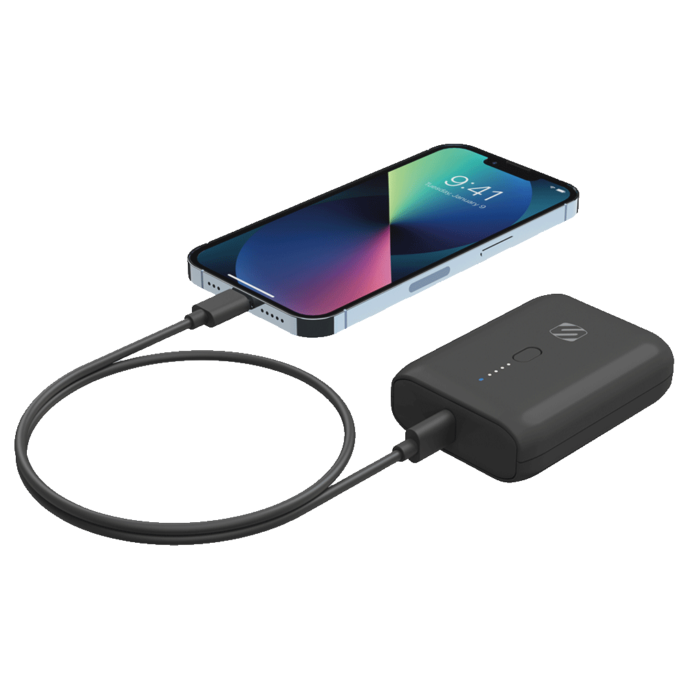 Compact 10K mAh Dual-Port Power Bank