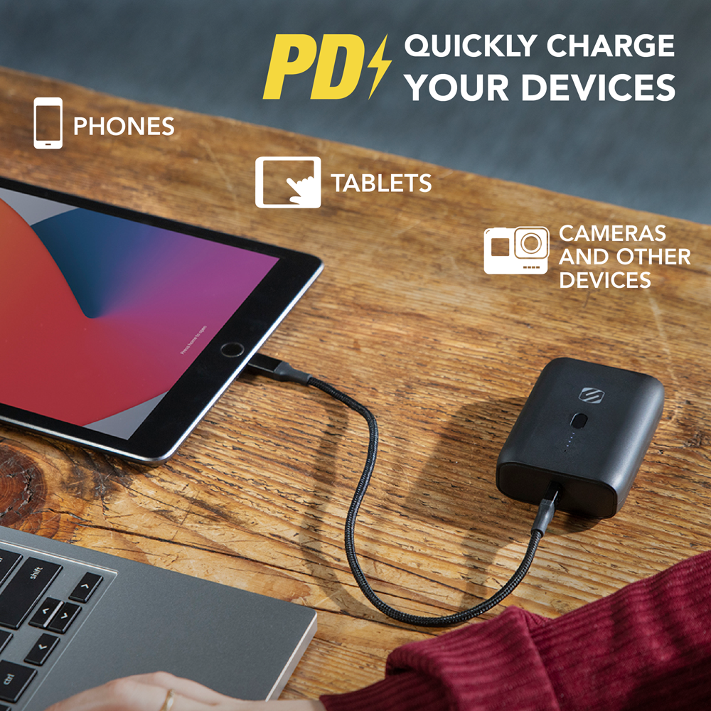 Compact 10K mAh Dual-Port Power Bank
