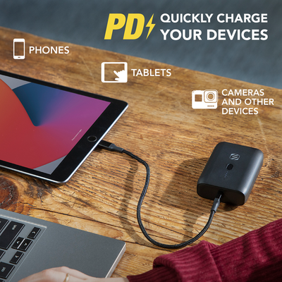 Compact 10K mAh Dual-Port Power Bank