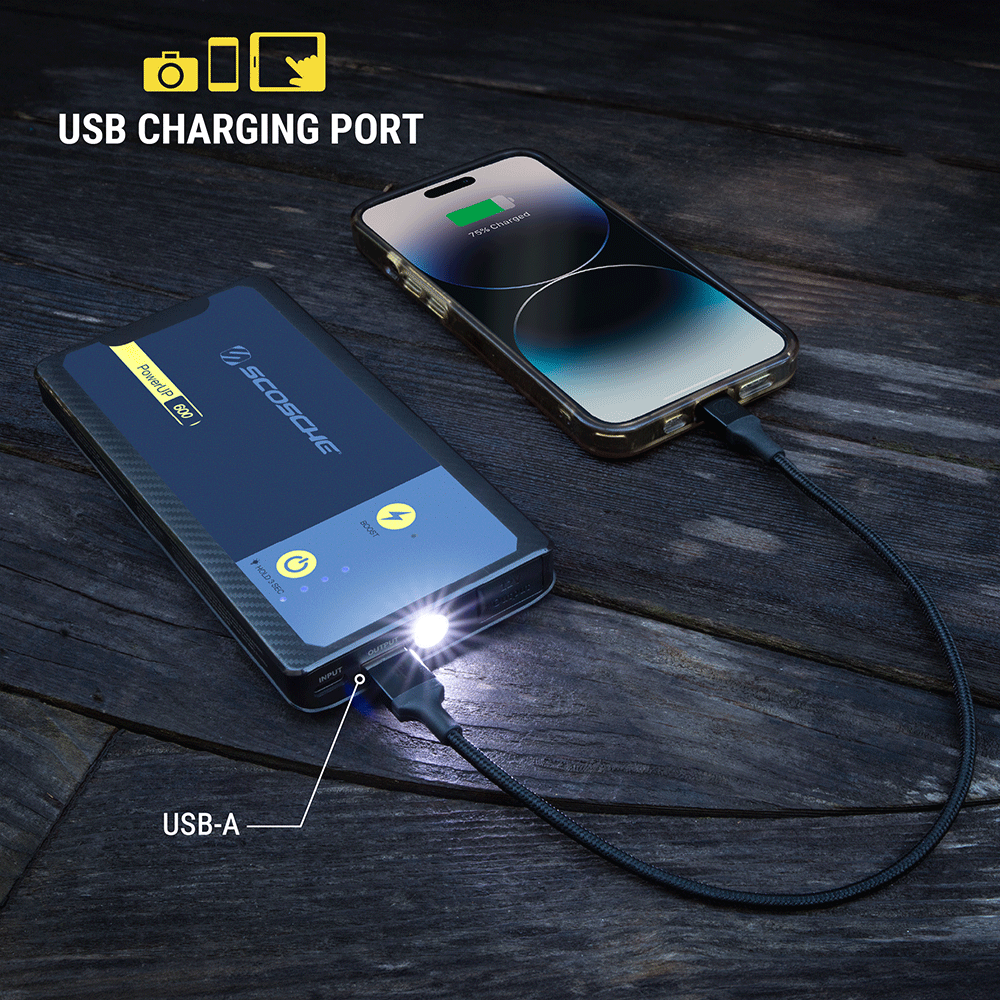 USB-A charging port